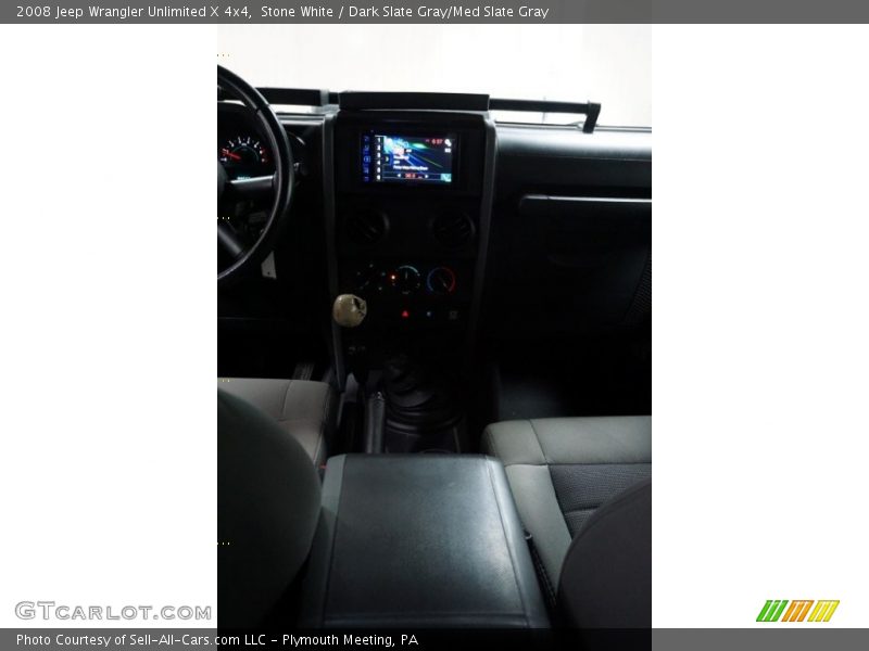Stone White / Dark Slate Gray/Med Slate Gray 2008 Jeep Wrangler Unlimited X 4x4