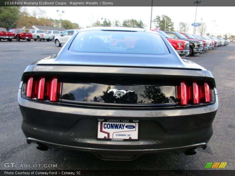 Magnetic Metallic / Ebony 2016 Ford Mustang EcoBoost Coupe