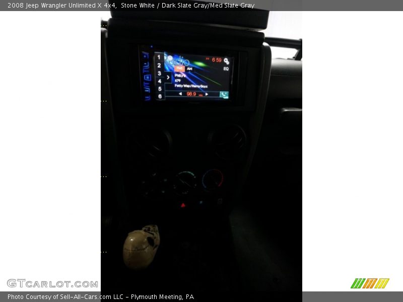 Stone White / Dark Slate Gray/Med Slate Gray 2008 Jeep Wrangler Unlimited X 4x4