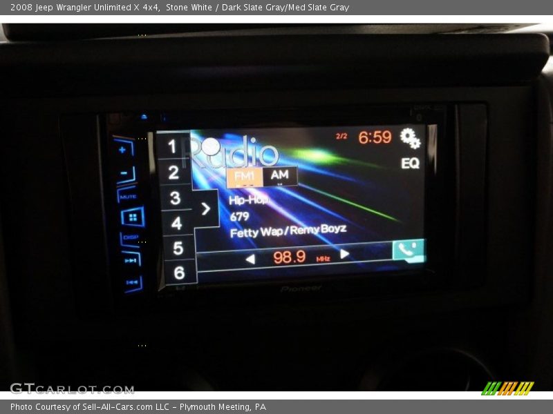 Stone White / Dark Slate Gray/Med Slate Gray 2008 Jeep Wrangler Unlimited X 4x4