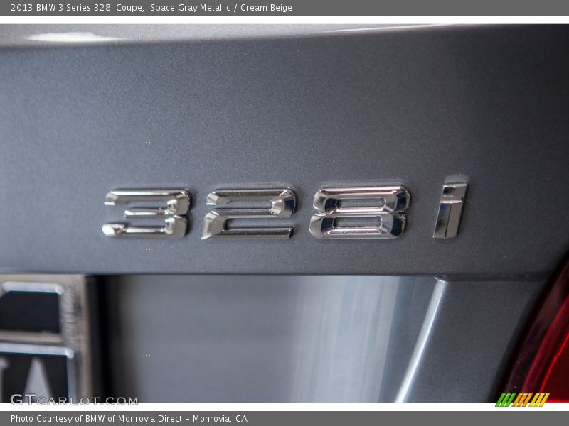 Space Gray Metallic / Cream Beige 2013 BMW 3 Series 328i Coupe
