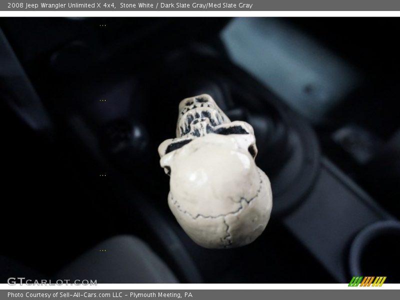 Stone White / Dark Slate Gray/Med Slate Gray 2008 Jeep Wrangler Unlimited X 4x4