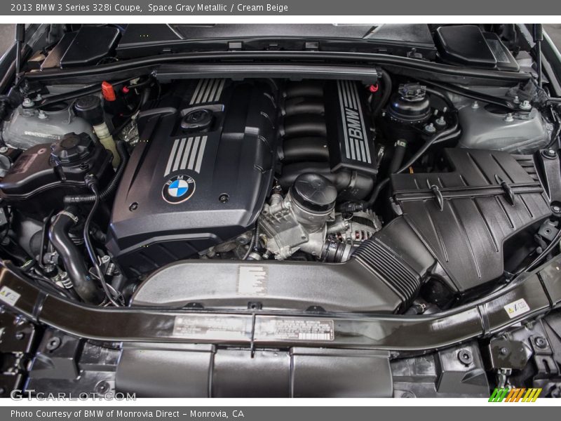 Space Gray Metallic / Cream Beige 2013 BMW 3 Series 328i Coupe