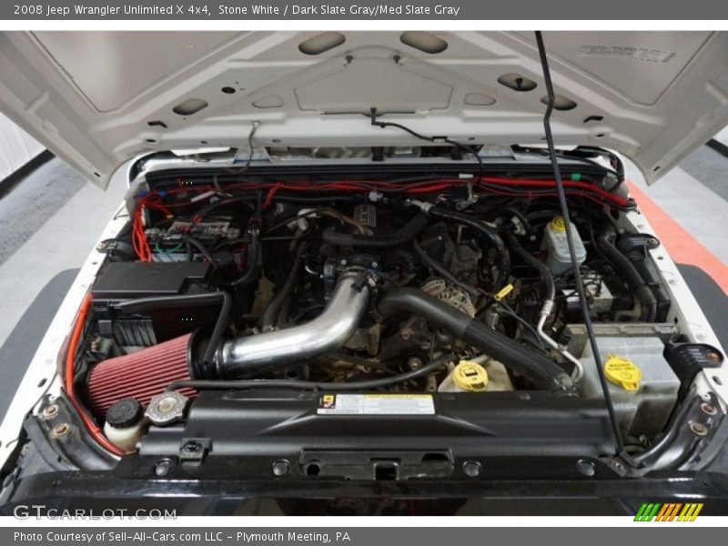 Stone White / Dark Slate Gray/Med Slate Gray 2008 Jeep Wrangler Unlimited X 4x4