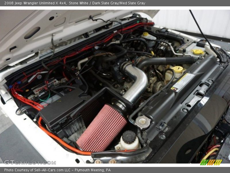 Stone White / Dark Slate Gray/Med Slate Gray 2008 Jeep Wrangler Unlimited X 4x4