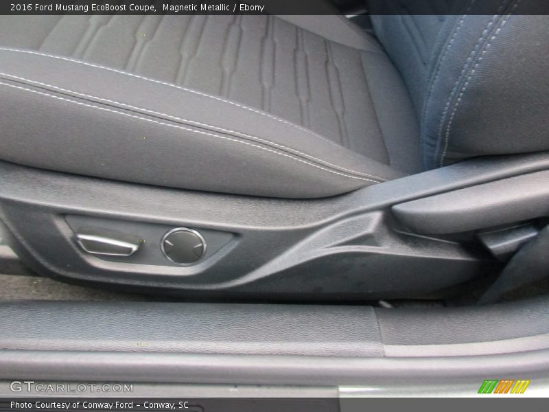 Magnetic Metallic / Ebony 2016 Ford Mustang EcoBoost Coupe