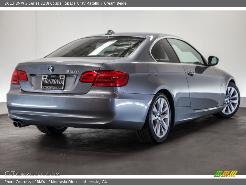 Space Gray Metallic / Cream Beige 2013 BMW 3 Series 328i Coupe