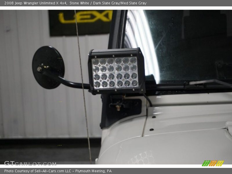 Stone White / Dark Slate Gray/Med Slate Gray 2008 Jeep Wrangler Unlimited X 4x4