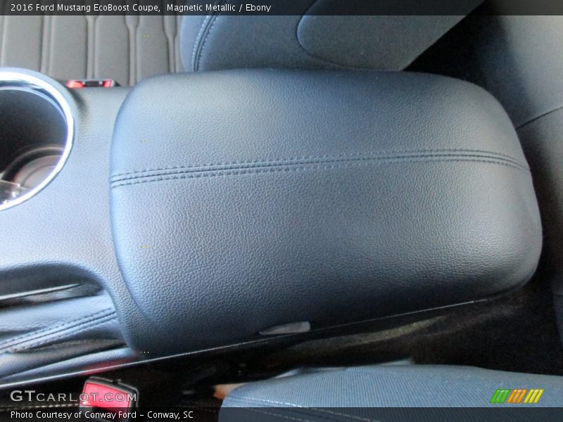 Magnetic Metallic / Ebony 2016 Ford Mustang EcoBoost Coupe