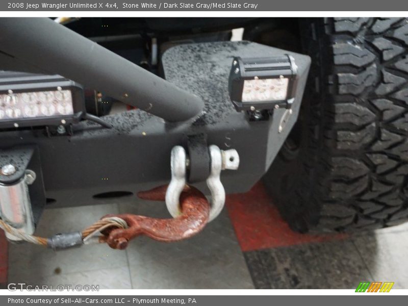 Stone White / Dark Slate Gray/Med Slate Gray 2008 Jeep Wrangler Unlimited X 4x4