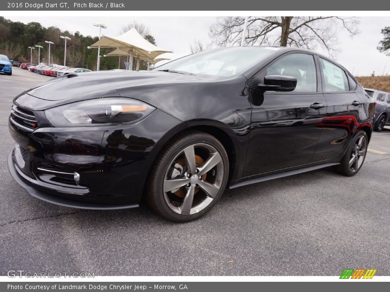 Pitch Black / Black 2016 Dodge Dart GT