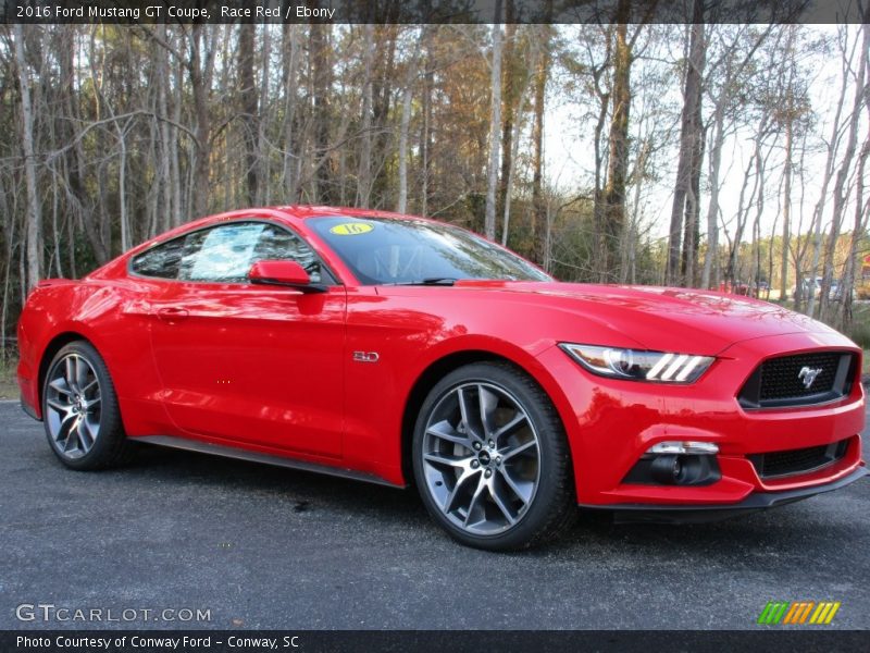 Race Red / Ebony 2016 Ford Mustang GT Coupe