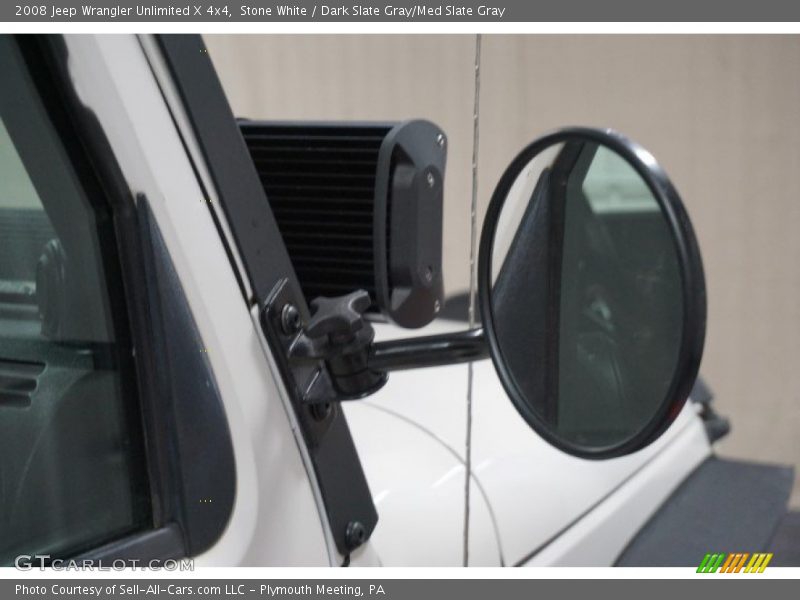 Stone White / Dark Slate Gray/Med Slate Gray 2008 Jeep Wrangler Unlimited X 4x4