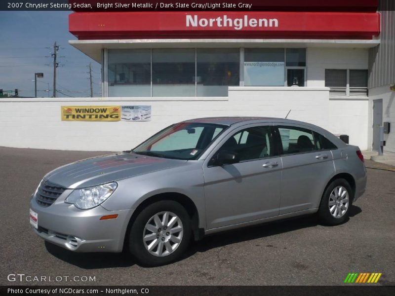 Bright Silver Metallic / Dark Slate Gray/Light Slate Gray 2007 Chrysler Sebring Sedan