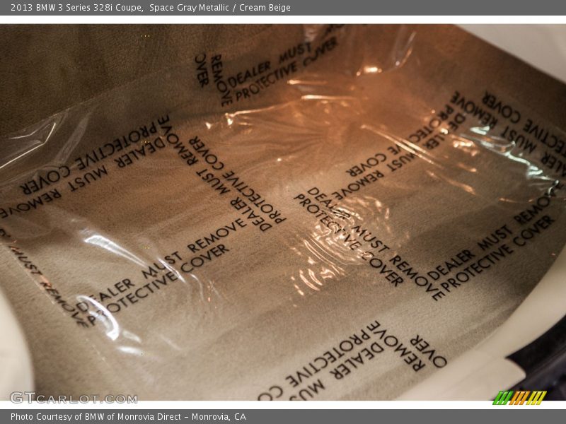 Space Gray Metallic / Cream Beige 2013 BMW 3 Series 328i Coupe