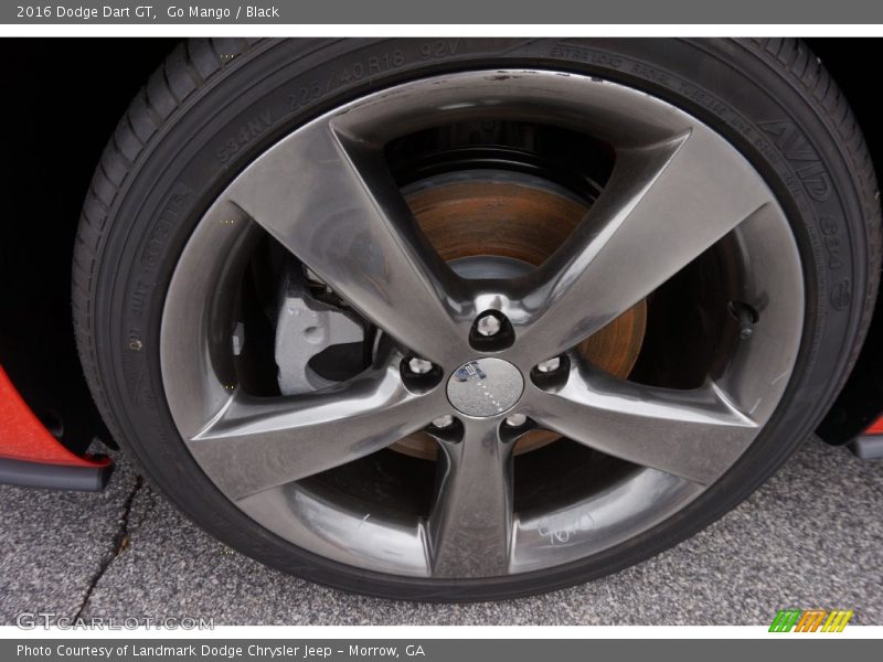 Go Mango / Black 2016 Dodge Dart GT