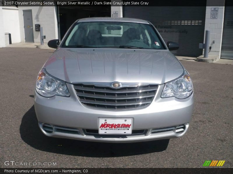Bright Silver Metallic / Dark Slate Gray/Light Slate Gray 2007 Chrysler Sebring Sedan