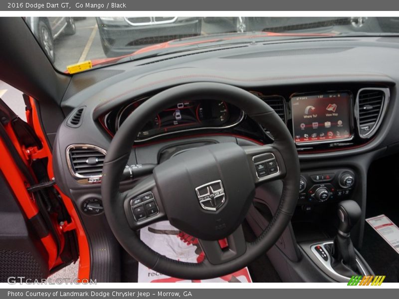 Go Mango / Black 2016 Dodge Dart GT