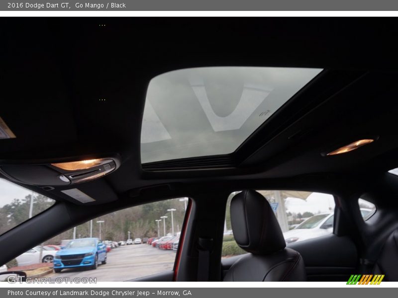 Go Mango / Black 2016 Dodge Dart GT