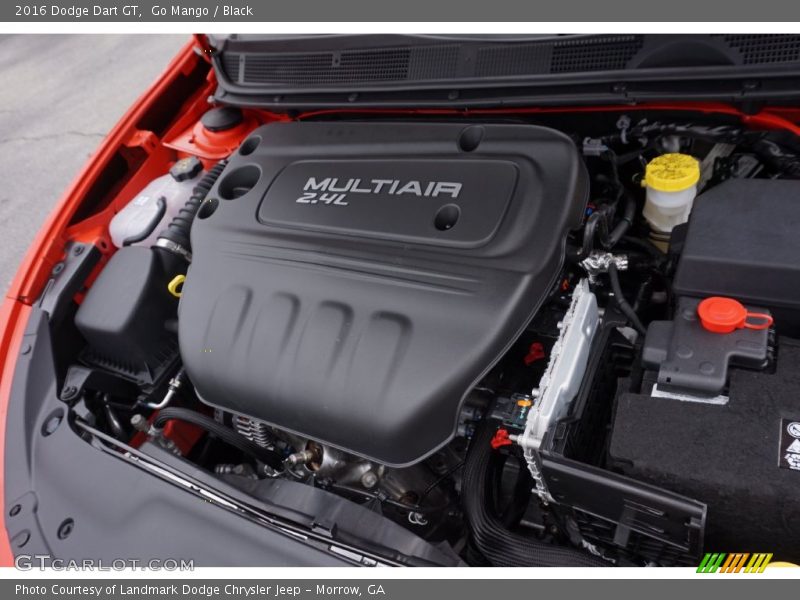 Go Mango / Black 2016 Dodge Dart GT
