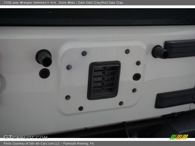 Stone White / Dark Slate Gray/Med Slate Gray 2008 Jeep Wrangler Unlimited X 4x4
