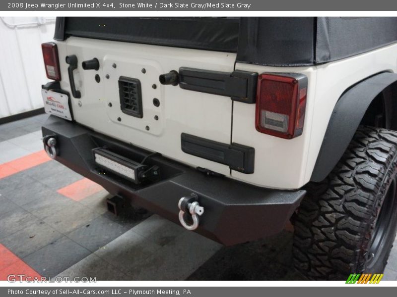Stone White / Dark Slate Gray/Med Slate Gray 2008 Jeep Wrangler Unlimited X 4x4