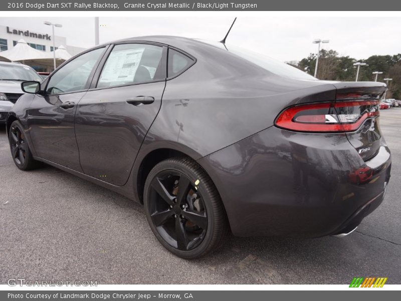 Granite Crystal Metallic / Black/Light Tungsten 2016 Dodge Dart SXT Rallye Blacktop