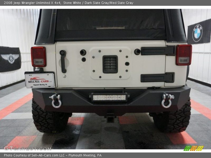 Stone White / Dark Slate Gray/Med Slate Gray 2008 Jeep Wrangler Unlimited X 4x4