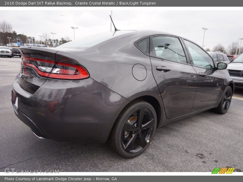 Granite Crystal Metallic / Black/Light Tungsten 2016 Dodge Dart SXT Rallye Blacktop