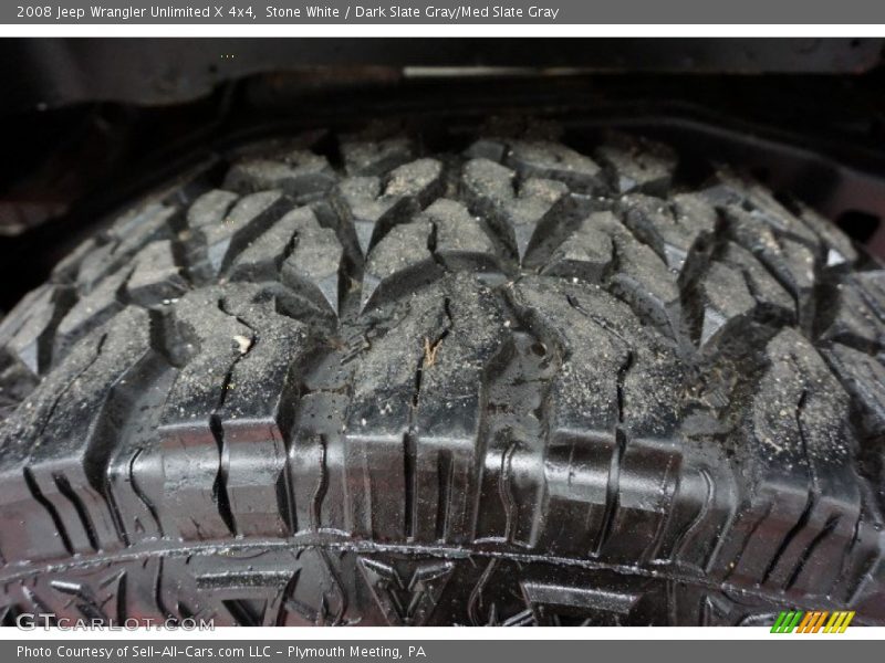 Stone White / Dark Slate Gray/Med Slate Gray 2008 Jeep Wrangler Unlimited X 4x4
