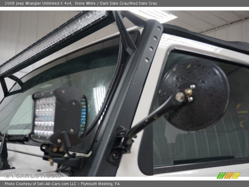Stone White / Dark Slate Gray/Med Slate Gray 2008 Jeep Wrangler Unlimited X 4x4