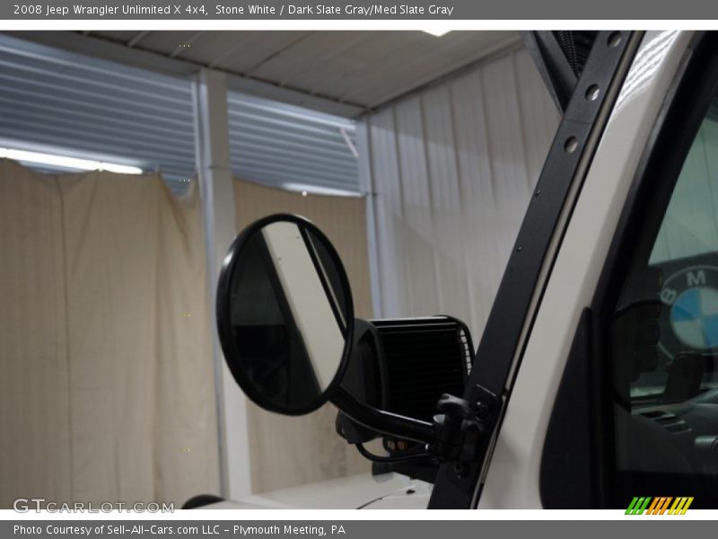 Stone White / Dark Slate Gray/Med Slate Gray 2008 Jeep Wrangler Unlimited X 4x4