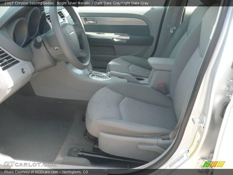 Bright Silver Metallic / Dark Slate Gray/Light Slate Gray 2007 Chrysler Sebring Sedan