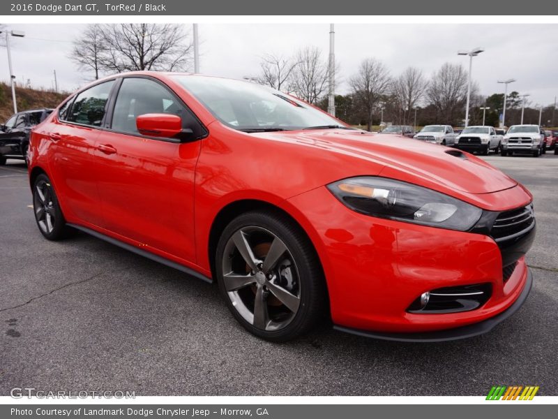 TorRed / Black 2016 Dodge Dart GT