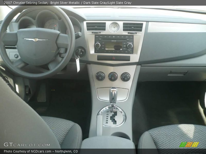 Bright Silver Metallic / Dark Slate Gray/Light Slate Gray 2007 Chrysler Sebring Sedan
