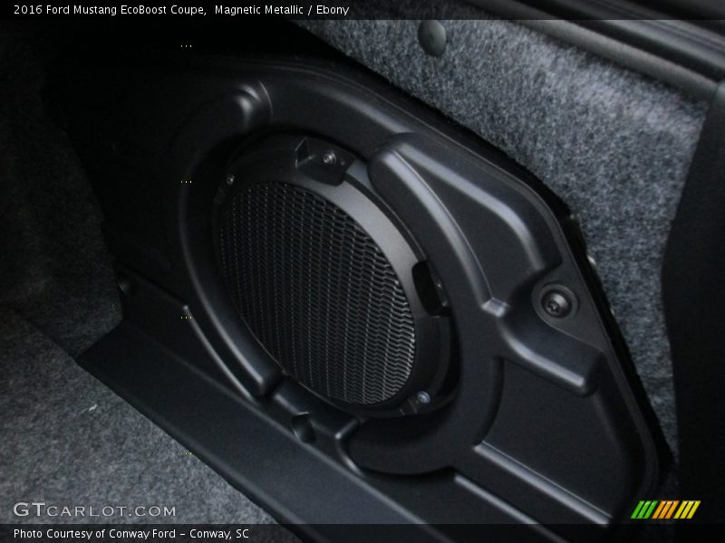 Magnetic Metallic / Ebony 2016 Ford Mustang EcoBoost Coupe