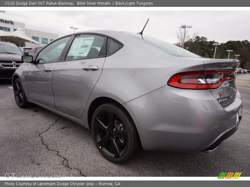 Billet Silver Metallic / Black/Light Tungsten 2016 Dodge Dart SXT Rallye Blacktop