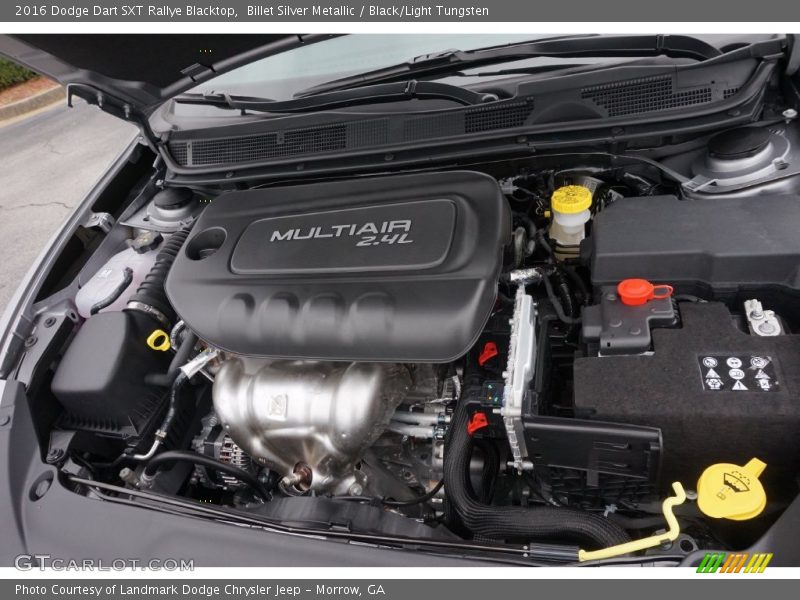 Billet Silver Metallic / Black/Light Tungsten 2016 Dodge Dart SXT Rallye Blacktop