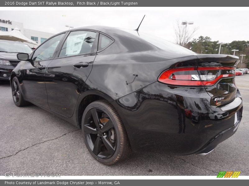 Pitch Black / Black/Light Tungsten 2016 Dodge Dart SXT Rallye Blacktop