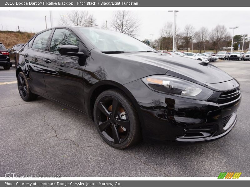 Pitch Black / Black/Light Tungsten 2016 Dodge Dart SXT Rallye Blacktop
