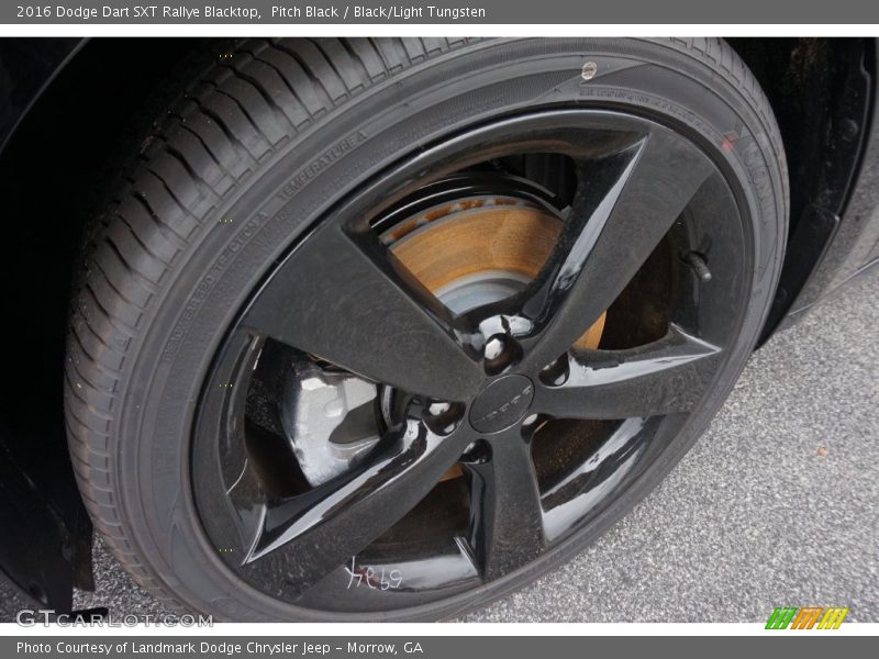 Pitch Black / Black/Light Tungsten 2016 Dodge Dart SXT Rallye Blacktop