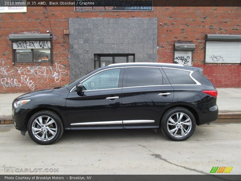 Black Obsidian / Graphite 2013 Infiniti JX 35 AWD