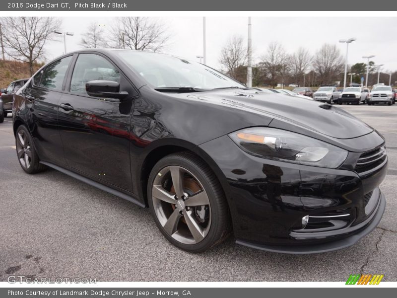 Pitch Black / Black 2016 Dodge Dart GT