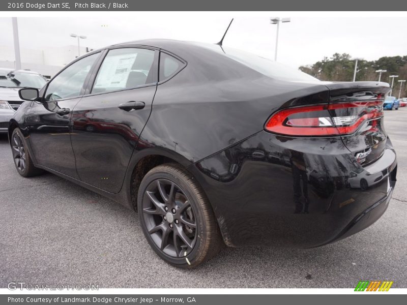 Pitch Black / Black 2016 Dodge Dart SE