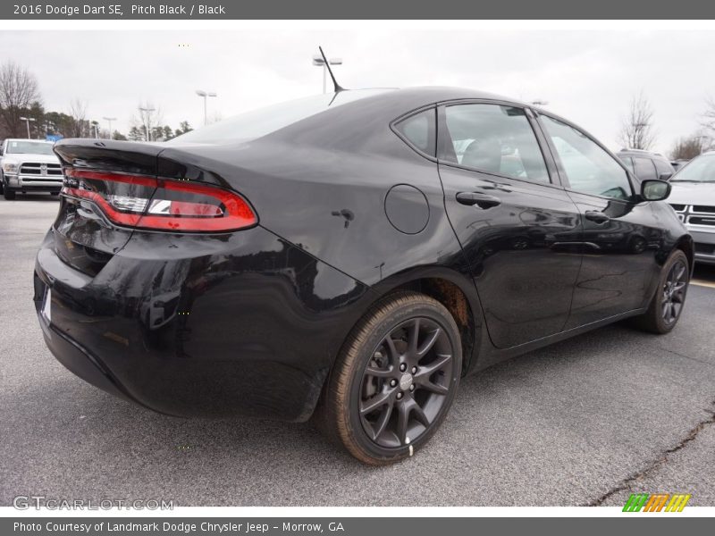 Pitch Black / Black 2016 Dodge Dart SE