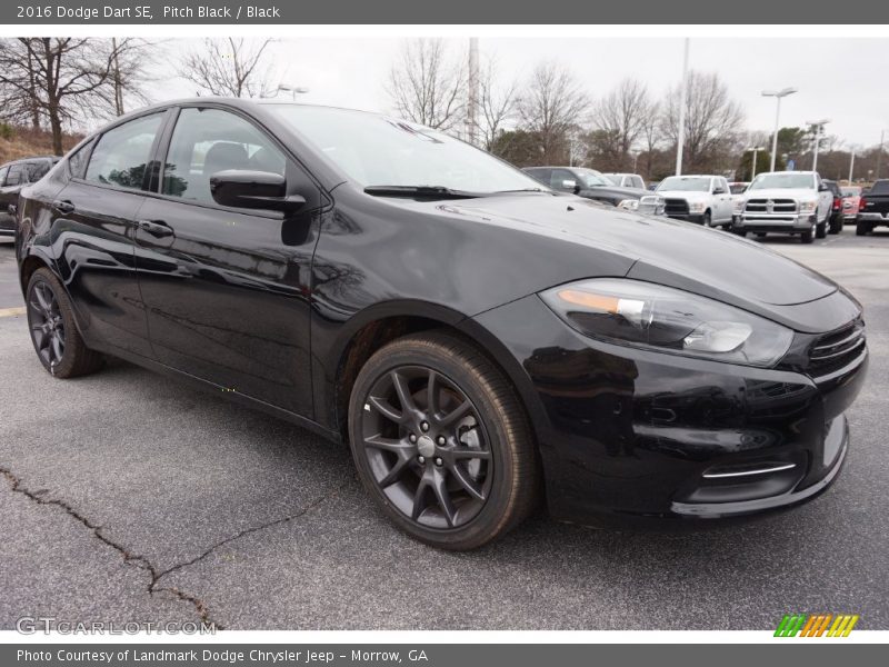 Pitch Black / Black 2016 Dodge Dart SE