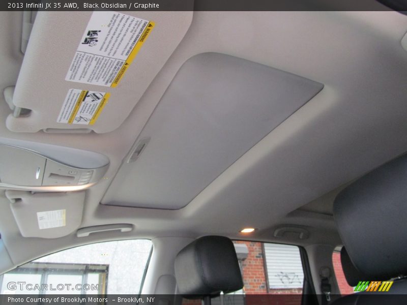 Black Obsidian / Graphite 2013 Infiniti JX 35 AWD