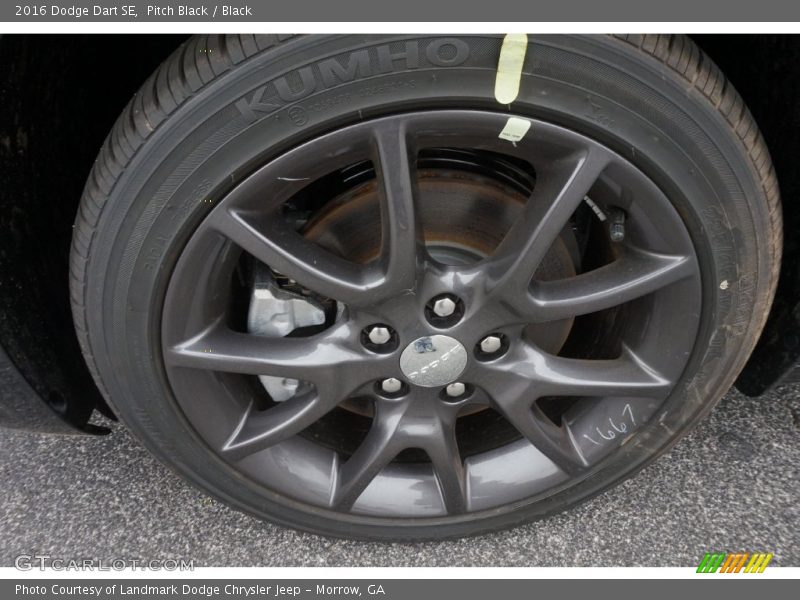Pitch Black / Black 2016 Dodge Dart SE