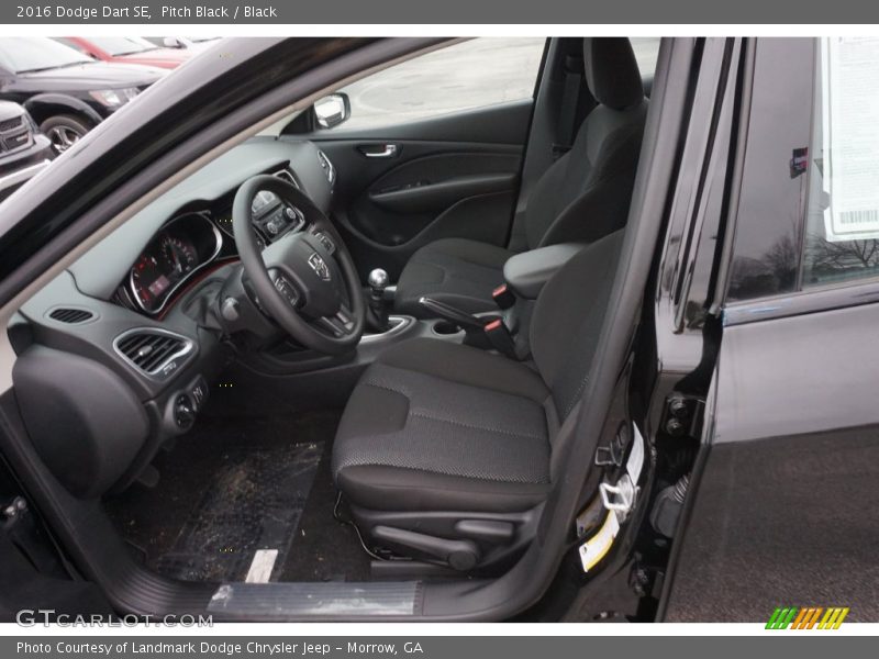 Pitch Black / Black 2016 Dodge Dart SE