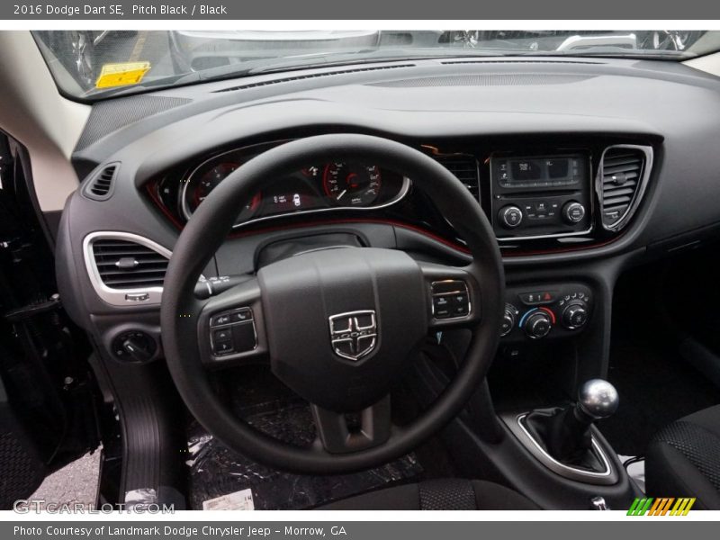 Pitch Black / Black 2016 Dodge Dart SE